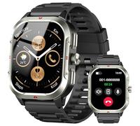Orologio intelligente da uomo con GPS, 2.06'' HD Smartwatch con chiamate Bluetooth, IP68 Fitness Tracker con 110+ modalità sportive, monitoraggio del sonno/contapassi, cardiofrequenzimetro/SpO2 Smart