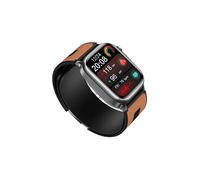 Orologio intelligente INF Smartwatch 2.06" AMOLED con BLE 5.3 e NFC Brown, Marrone