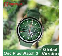Orologio intelligente originale OnePlus Watch 3 versione globale Display AMOLED da 1,5 pollici Memoria da 32 GB Snapdragon W5 Wear OS di Google IP68 Obsidian 72h ship