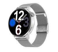 Orologio intelligente per gli uomini Orologi intelligenti per le donne Smartwatch con funzione di chiamata Bluetooth Chiamata AI Assistant GPS Track Sports, Argento 1., 44X11mm