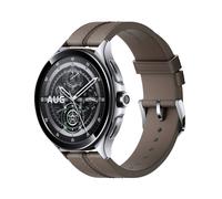 Orologio intelligente Xiaomi Mi Watch 2 Pro Argento e bracciale in Pelle Marrone FD