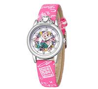Orologio interattivo per ragazzi calcio modello quarzo orologio per bambini, Rosa acceso, misura unica