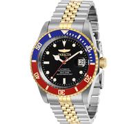 Invicta Pro Diver - Orologio da uomo in acciaio inossidabile con movimento automatico - 42 mm, Bicolore / Rosso