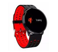 Orologio iWear M9 Round Smart & Fit con Full Touch 1,3'' IPS Controllo multimediale / HR / Pressione sanguigna / Sociale Nero-Rosso - Nouvo