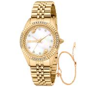 Orologio Just Cavalli JC1L361M0055 da Donna Bianco Antico in Metallo