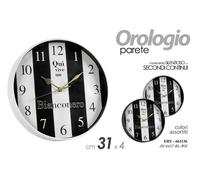 OROLOGIO JUVENTUS DA PARETE TONDO 314 CM BIANCONERO VARI COLORI ERY-661136