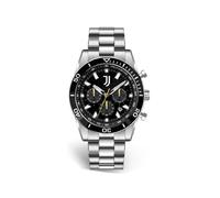 Orologio JUVENTUS FC P-J0477UN1 Chrono Bracciale Acciaio Nero OFFICIAL