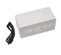 Orologio Kit Wireless Scarica LED PVC + MDF Pratico Visualizzazione Temperatura