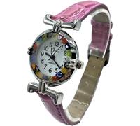Orologio Lady Donna Acciaio watch in Vetro di Murano Murrina Millefiori