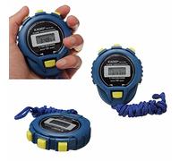 Orologio LCD Timer Allarme Contachilometri Digitale Sport Cronografo Orologio Sportivo Bambini Guarda Arcobaleno, Blu, misura unica