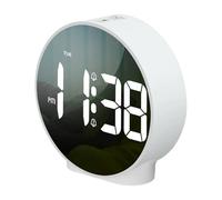 Orologio LED Alarm Clock - LED Aesthetic Desk Clock | Digital Alarm Clocks with Adjustable Bright Clear Display for Bedroom, Ufficio, Dorm, Bathroom, Living Room Decor, Modern Minimalisted Table