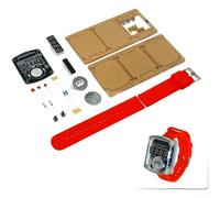 Orologio LED digitale per imparare a saldare, kit di montaggio digitale | Kit completo fai da te, pratica di saldatura per principianti, promuovere la comprensione elettronica