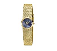 Orologio Lip Henriette 22 mm con quadrante nero perlato e diamante