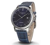 Orologio Locman 1960 SOLO TEMPO 0255A02A-00BLNKPB Automatico Acciaio Quandrante Blu Cinturino Pelle
