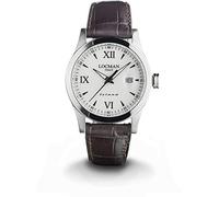 Orologio Locman ISLAND 0614A0500AVBKPN Al quarzo (batteria) Acciaio Quandrante Bianco Cinturino Pelle