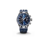 Orologio Locman Montecristo 0542A02S-00BLWHSB Al quarzo (batteria) Acciaio Quandrante Blu Cinturino Caucciu'