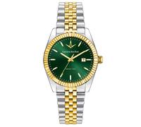 Orologio Lucien Rochat Bienne Bicolore Verde 35 mm R0453124512 NUOVO E ORIGINALE