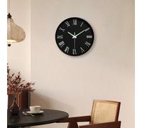 Orologio luminoso al buio, numeri luminosi, 30 cm, silenzioso, senza ticchettio,