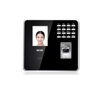 Orologio marcatempo, BK100 /IP Macchina for la rilevazione e presenze dei dipendenti con riconoscimento facciale impronte digitali biometriche tastiera Registratore di timbratura(BK100-ID,English)
