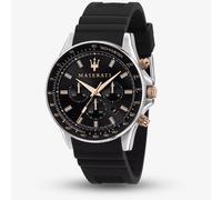 Orologio Maserati Uomo Sfida Cronografo Cinturino Gomma Nero R8871640002