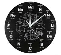 Orologio matematico con tavola periodica per decorazione elegante casa e aula (A)