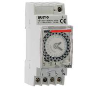 Interruttore orario elettromeccanico Vemer DUET-D 2 moduli DIN VP879100