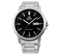 Orient Contemporary Conmuter - Orologio Da Uomo Automatico a Carica Manuale Casual Bracciale e Cassa In Acciaio Metallizzato Quadrante Nero - RA-AA0C01B39B RA-AA0C01B