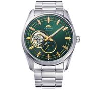 Orient Contemporary Small Seconds Semi Skeleton - Orologio Da Uomo Automatico a Carica Manuale Casual Bracciale e Cassa In Acciaio Metallizzato Quadrante Verde - RA-AR0008E30B RA-AR0008E