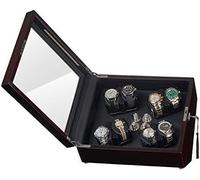 Orologio meccanico shaker pittura per pianoforte avvolgitore automatico, doppia potenza, modalità di rimorchio, scatola di orologi a avvolgimento automatico, arresto della copertura automatica (8+5