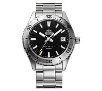Orient Sports Mako 40mm - Orologio Da Uomo Automatico a Carica Manuale Impermeabile Bracciale e Cassa In Acciaio Metallizzato Quadrante Nero - RA-AC0Q01B30B RA-AC0Q01B