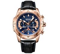 Orologio MEGIR TO-14596 - Nero / Oro / Rosa