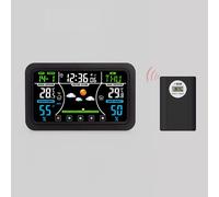 Orologio Meteo Wireless Design Elegante con Sincronizzazione Oraria Accurata [EEK: A+]