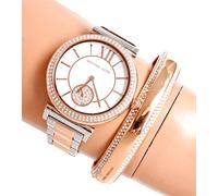 Michael Kors Orologio da donna MK4616 Abbey bicolore nuovo