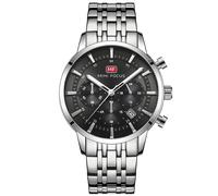 Orologio Mini Focus MD-23876 - Argento / Nero KP23876
