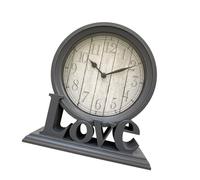 Orologio moderno silenzioso da tavolo retrò con lettera d'amore senza ticchettio a batteria per professionisti e studenti decorazioni per la casa orologio