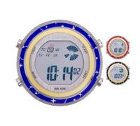 Orologio montato su moto - Timer elettronico per visione notturna, ampio schermo digitale, attrezzatura resistente alle intemperie | Orologio da manubrio affidabile per supporto per lo styling all'ape