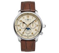 Zeppelin Méditerranée Fase Lunare Cinturino in Pelle 96365 50M Orologio da Uomo