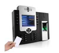 Orologio multilingue for le piccole imprese Orologio biometrico for presenze con impronte digitali con controllo accessi predefinito Punzonatura precisa(ID wifi adms)