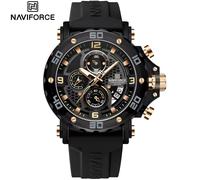Orologio NAVIFORCE MR - 38581 - Nero / Oro / Tipo2