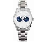 Orologio OBAKU UOMO SS QUADR BIANCO quadrante MONO-COLORE BIANCO movimento MULTIFUNZIONE QUARZO e BRACCIALE ACCIAIO V171GMCWSC