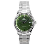 Orient Classic Bambino 38mm - Orologio Da Uomo Automatico a Carica Manuale Elegante Bracciale e Cassa In Acciaio Metallizzato Quadrante Verde - RA-AC0M09E30B RA-AC0M09E