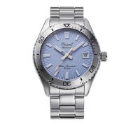Orient Mako RA-AC0Q12L30B - Orologio da uomo automatico con quadrante blu e cinturino in acciaio, edizione limitata, 75° anniversario