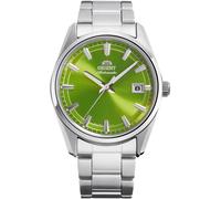 Orient Stretto RA-AC0R05E30B 38.5mm Orologio Meccanico Automatico Unisex - Quadrante Verde, Cassa e Bracciale in Acciaio Inox, Display Data, Edizione Limitata