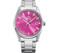 Orient Stretto RA-AC0R07P30B 38.5mm Orologio Meccanico Automatico Unisex - Quadrante Rosa, Cassa e Bracciale in Acciaio Inox, Display Data, Edizione Limitata