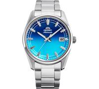 Orient Contemporary Stretto Date - Orologio Da Polso Da Uomo Automatico E A Carica Manuale Meccanico Casual Bracciale E Cassa In Acciaio Inox Quadrante Blu - RA-AC0R09L