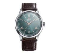 Orient Classic Bb00 Bambino 38 Roman - Orologio Unisex Automatico E A Carica Manuale Meccanico Classico Cinturino In Pelle Marrone Cassa In Acciaio Inox Quadrante Verde - RA-BB0001E