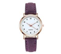 Orologio, Orologio con quadrante luminoso illumina nel buio，quadrante luminoso facile，cinturino in silicone morbido e traspirante 24 ore, resistente all'acqua, per infermieri, (Purple, One Size)