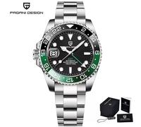 Orologio Pagani Design PD-1662 GMT Nero Automatico Uomo Acciaio Jubilee V2