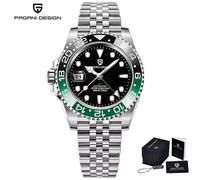 Orologio Pagani Design PD-1662 GMT Nero Automatico Uomo Acciaio Jubilee V2