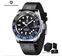 Orologio Pagani Design PD-1662 GMT Nero Automatico Uomo Acciaio Jubilee V2